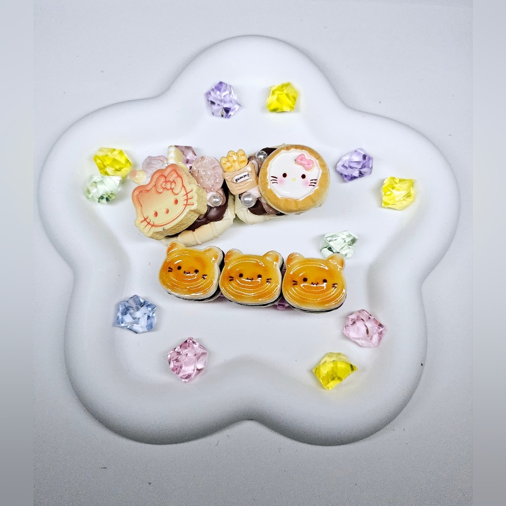 Hoop Cat & Hello Kitty Hair Clip Set (2 clips/set)
